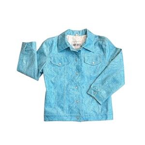 Y2K Faux Snakeskin Jacket